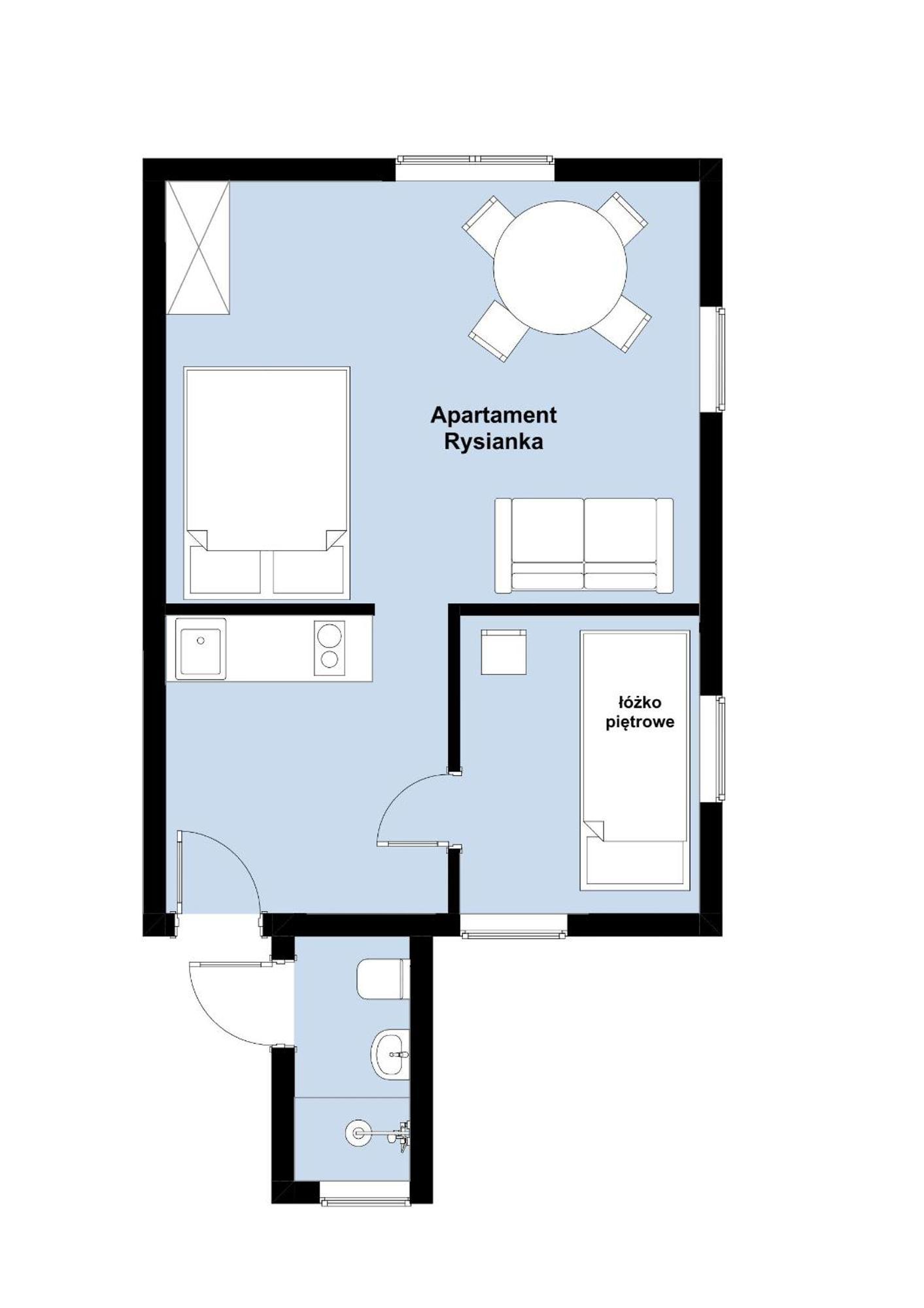 W Deski Dom Apartamenty Krzyżowa Kültér fotó